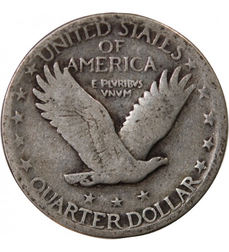 USA - 25 CENTS ARGENT "Standing Liberty Quarter" 1928 PHILADELPHIE