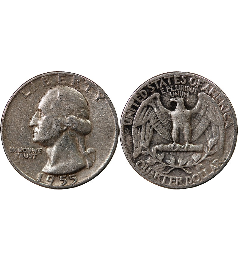 USA - 25 CENTS ARGENT "Washington Quarter" 1932 / 1964 - Années et ateliers variés