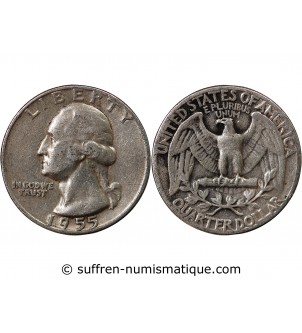 USA - 25 CENTS ARGENT "Washington Quarter" 1932 / 1964 - Années et ateliers variés