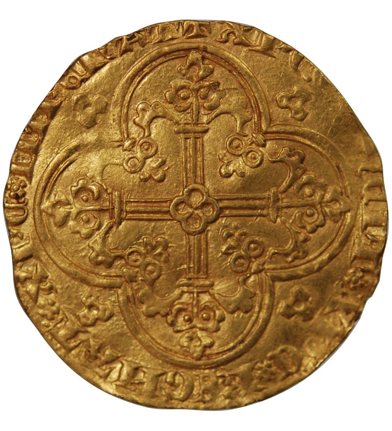 JEAN LE BON - FRANC A CHEVAL OR 1350 / 1364﻿