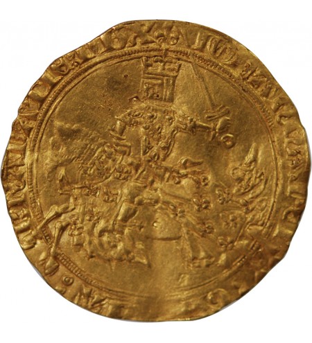 JEAN LE BON - FRANC A CHEVAL OR 1350 / 1364﻿