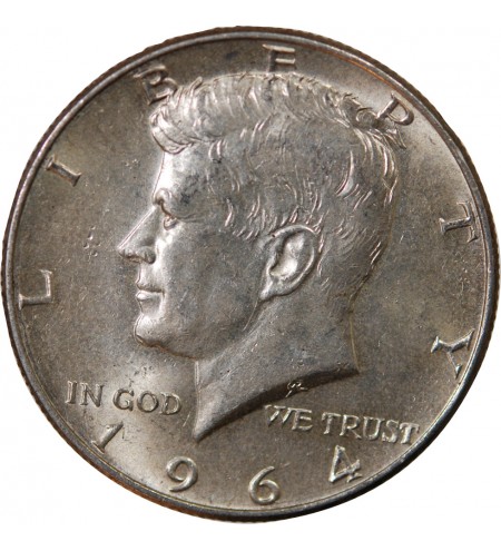 USA, KENNEDY - 1/2 DOLLAR ARGENT 1964 PHILADELPHIE
