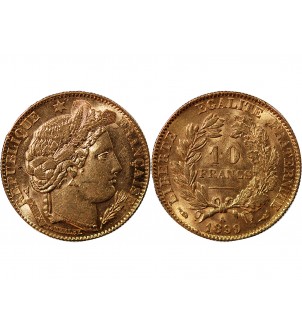 10 FRANCS OR CERES 1899 A PARIS 2