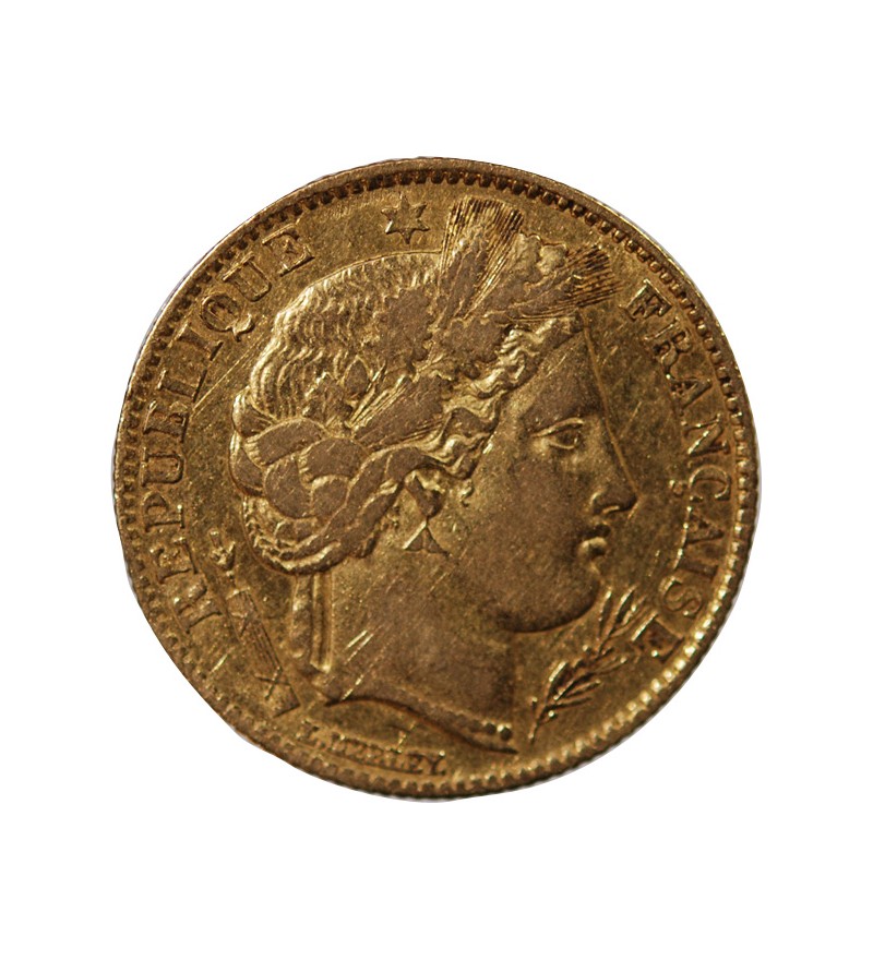 CERES - 10 FRANCS OR 1850 A PARIS