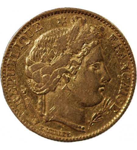 CERES - 10 FRANCS OR 1850 A PARIS
