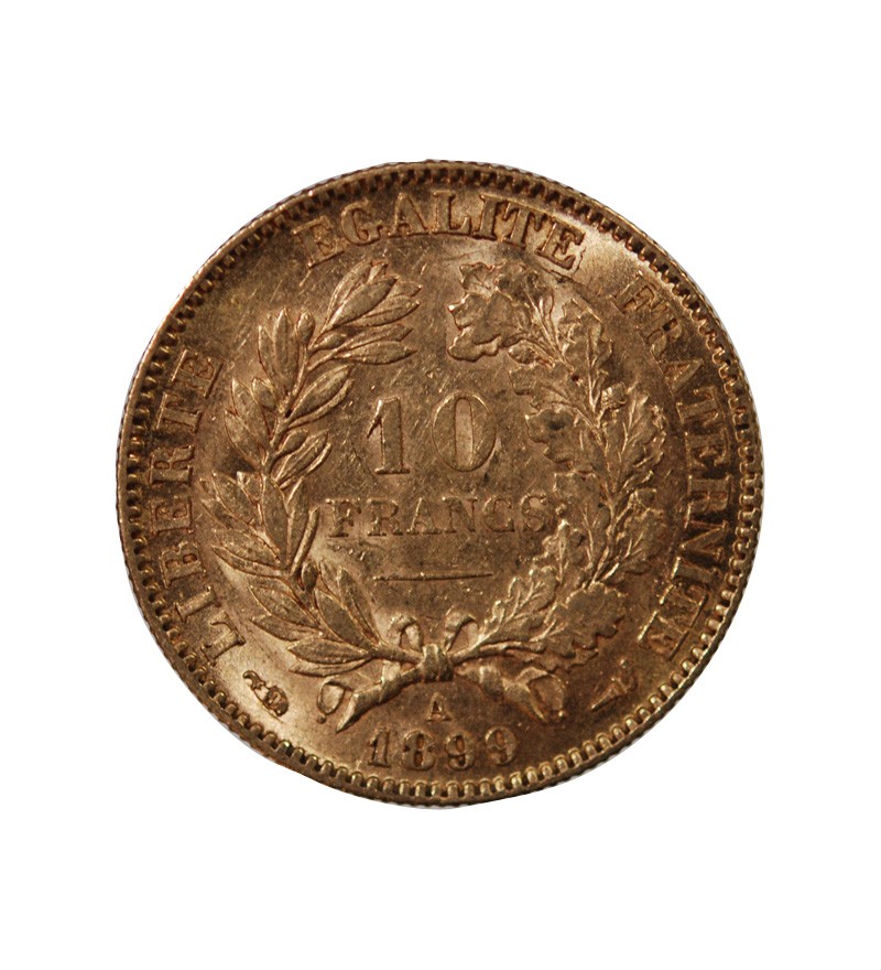 10 FRANCS OR CERES 1899 A PARIS