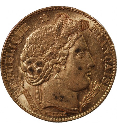 10 FRANCS OR CERES 1899 A PARIS