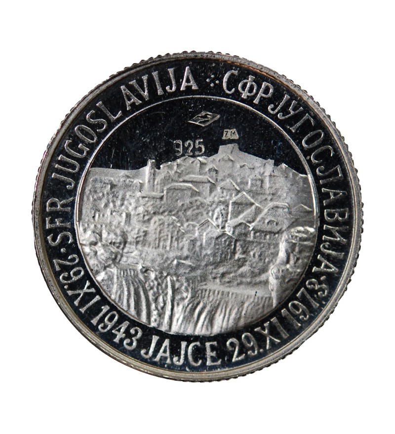 YOUGOSLAVIE, TITO - MEDAILLE ARGENT 1973