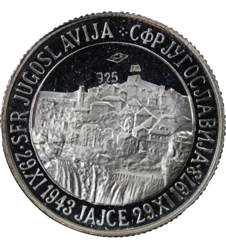 YOUGOSLAVIE, TITO - MEDAILLE ARGENT 1973