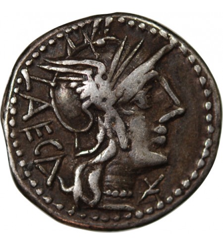 PORCIA - DENIER ARGENT 125 AV JC ROME