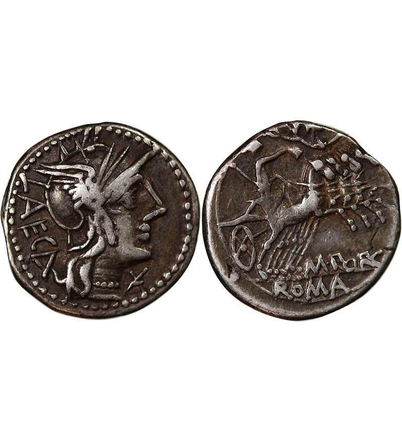 PORCIA - DENIER ARGENT 125 AV JC ROME