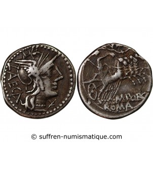 PORCIA - DENIER ARGENT 125 AV JC ROME