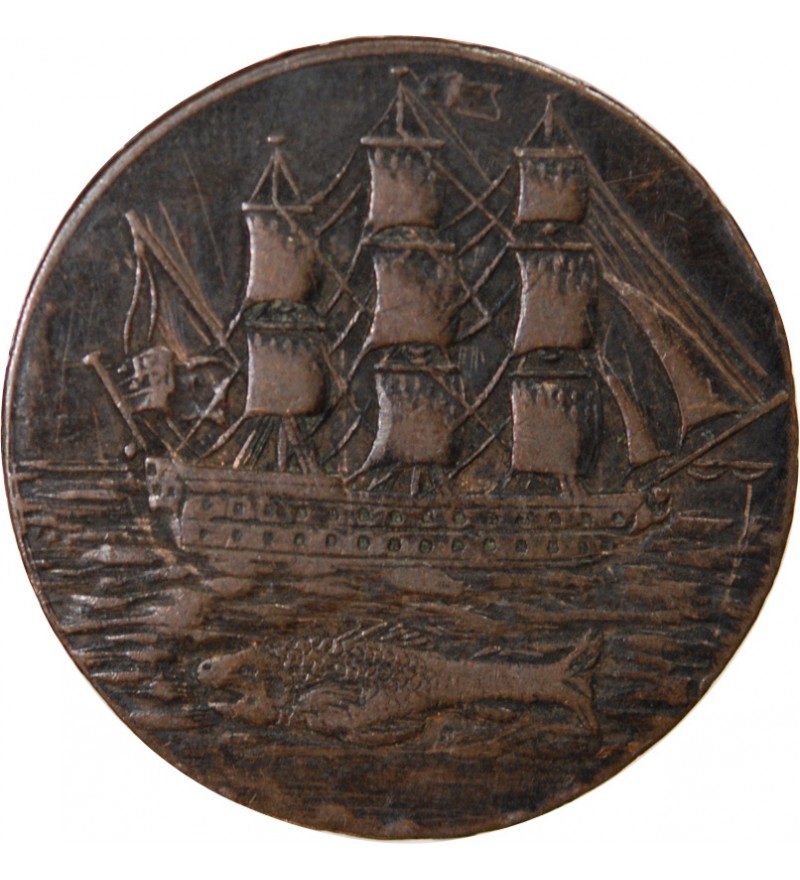 GRANDE-BRETAGNE, PORTSEA - 1/2 PENNY TOKEN 1796