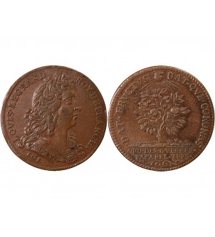 ORDINAIRE DES GUERRES, LOUIS XIV – JETON CUIVRE 2