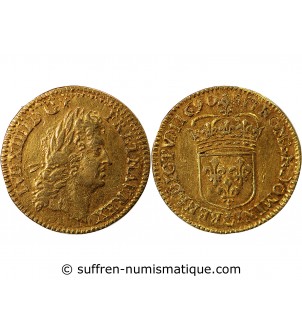 LOUIS XIV - 1/2 LOUIS D'OR A l'ECU 1690 A PARIS