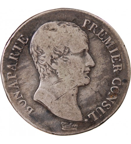 BONAPARTE Ier CONSUL﻿ - 5 FRANCS ARGENT AN 12 M TOULOUSE