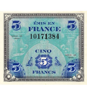 IMPRESSION AMERICAINE - 5 FRANCS DRAPEAU Type 1944 - P.NEUF