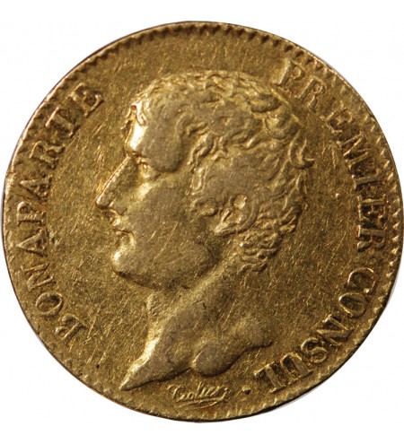 BONAPARTE 1er CONSUL﻿ - 20 FRANCS OR AN 12 A PARIS﻿
