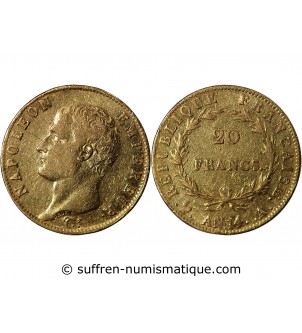 NAPOLEON Ier﻿ - 20 FRANCS OR AN 14 A PARIS﻿﻿﻿ "Calendrier révolutionnaire"