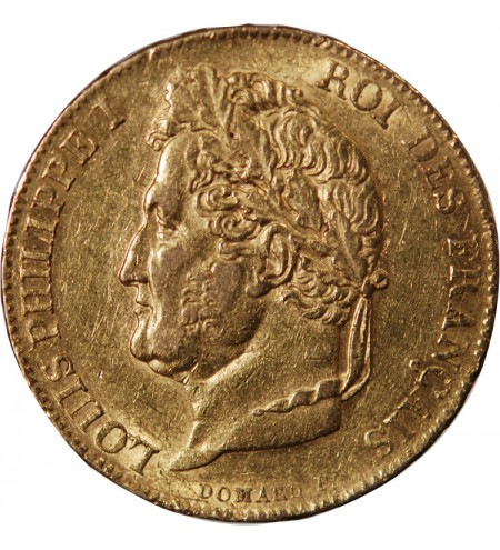 LOUIS PHILIPPE﻿ - 20 FRANCS OR 1840 A PARIS
