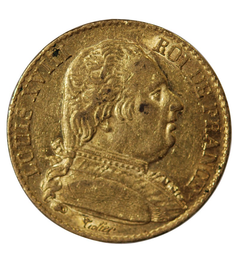 LOUIS XVIII - 20 FRANCS OR 1815 A PARIS