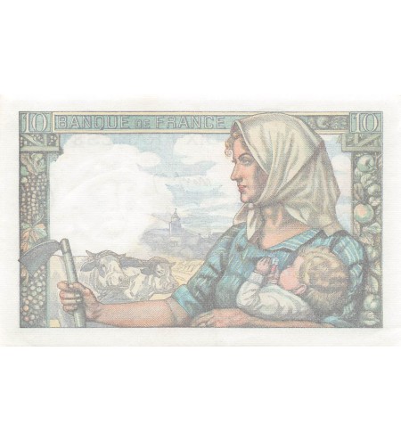 FRANCE, MINEUR - 10 FRANCS 09/10/1941 - SÉRIE Y.3 - SUP+