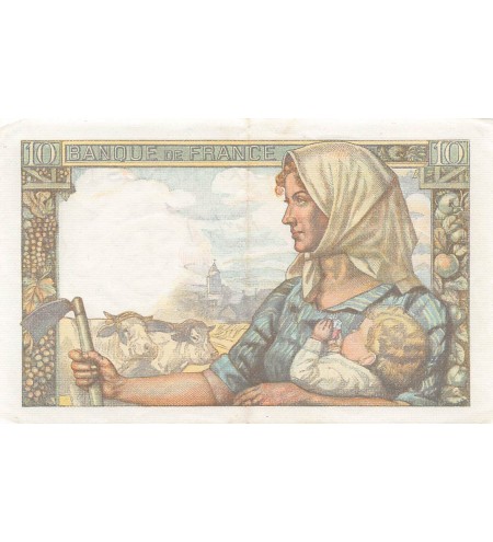 FRANCE, MINEUR - 10 FRANCS 26/11/1942 - SÉRIE D.31 - PSUP