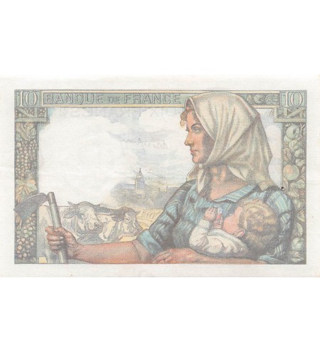 FRANCE, MINEUR - 10 FRANCS 20/01/1944 - SÉRIE P.78 - PSUP