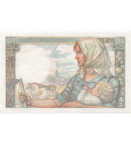 FRANCE, MINEUR - 10 FRANCS 26/09/1946 - SÉRIE O.116 - PSUP