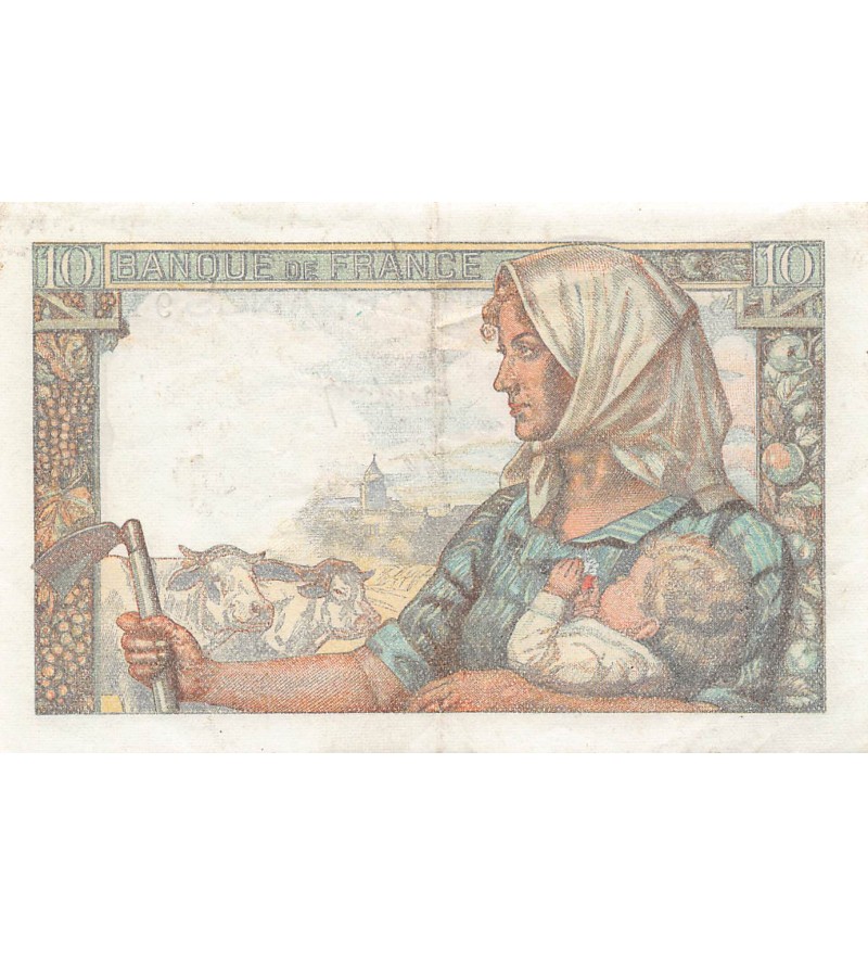 FRANCE, MINEUR - 10 FRANCS 10/03/1949 - SÉRIE Z.166 - TTB+