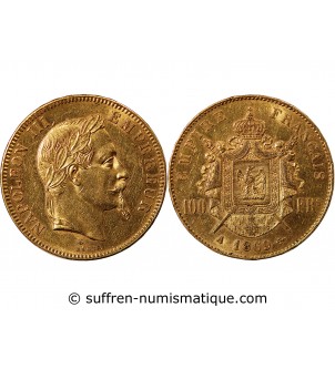 NAPOLEON III - ﻿100 FRANCS OR 1869 A PARIS