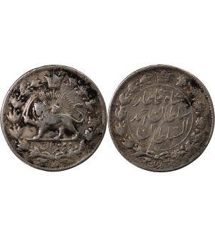 QAJAR - 2000 DINARS ARGENT 1328 (1910) 2