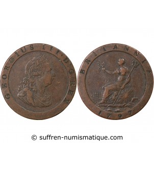 GRANDE-BRETAGNE, GEORGES III - PENNY 1797