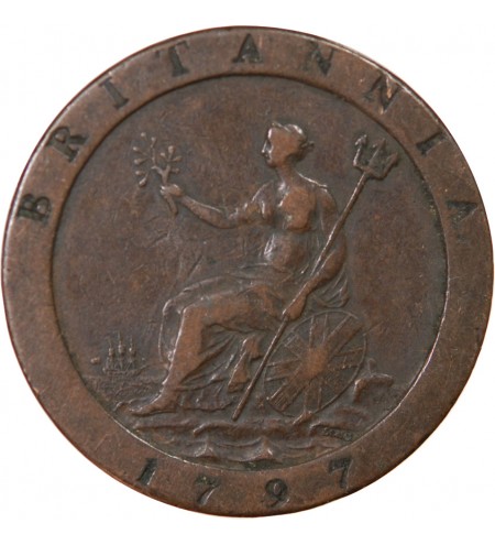 GRANDE-BRETAGNE, GEORGES III - PENNY 1797