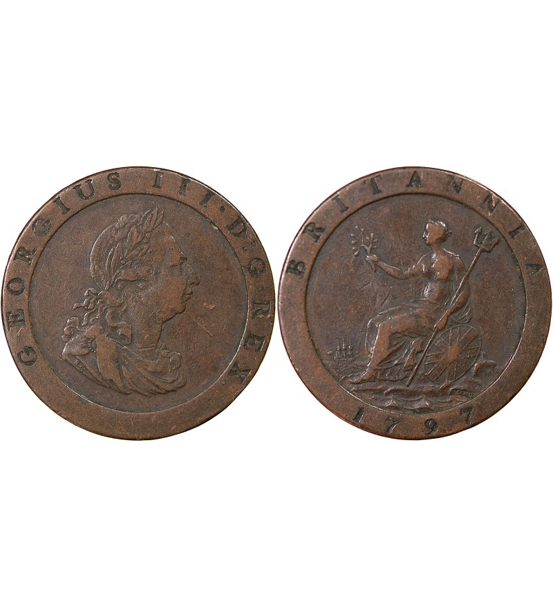 GRANDE-BRETAGNE, GEORGES III - PENNY 1797