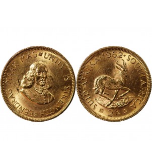 AFRIQUE DU SUD - 2 RAND OR 1962 2