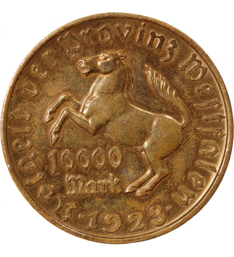 ALLEMAGNE, WESTPHALIE - 10000 MARK 1923