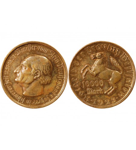 ALLEMAGNE, WESTPHALIE - 10000 MARK 1923
