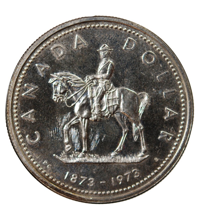 CANADA, GENDARMERIE ROYALE - DOLLAR ARGENT 1973