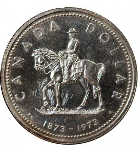 CANADA, GENDARMERIE ROYALE - DOLLAR ARGENT 1973