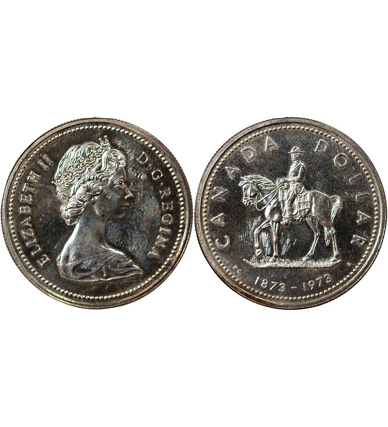 CANADA, GENDARMERIE ROYALE - DOLLAR ARGENT 1973