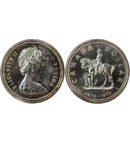 CANADA, GENDARMERIE ROYALE - DOLLAR ARGENT 1973
