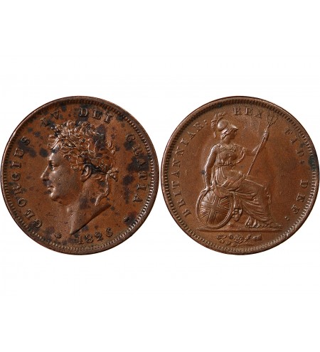 GRANDE-BRETAGNE, GEORGES IV - PENNY 1826