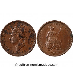 GRANDE-BRETAGNE, GEORGES IV - PENNY 1826