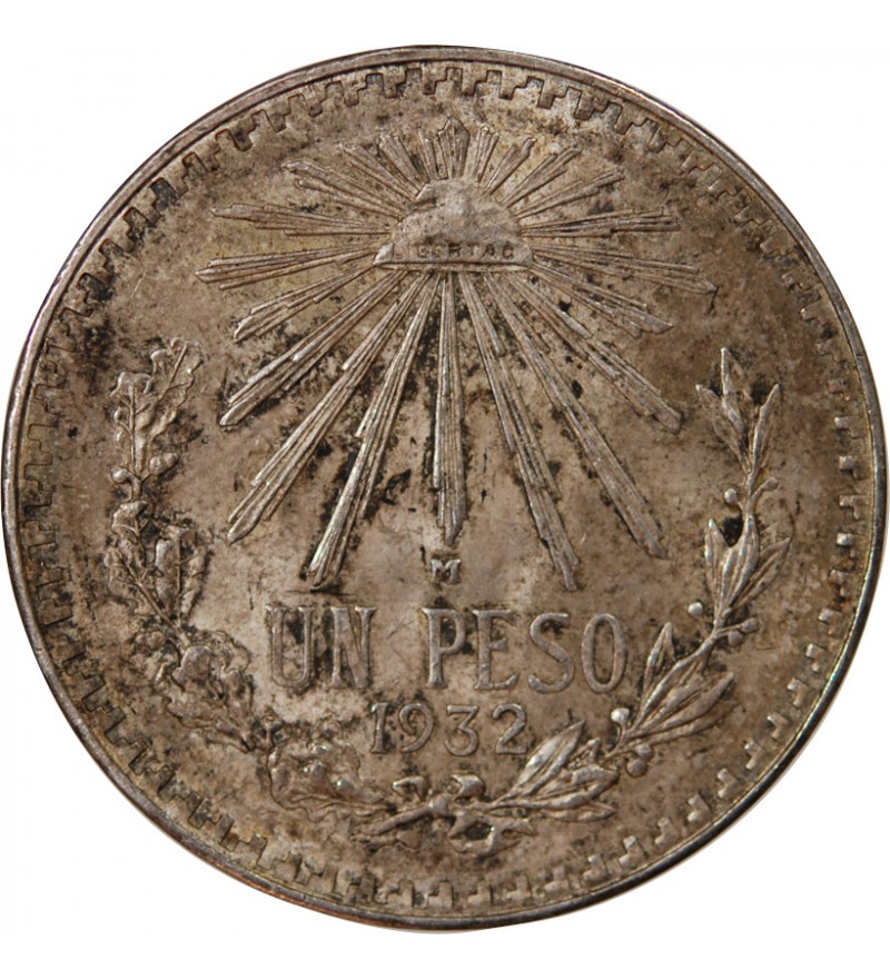 MEXIQUE - 1 PESO ARGENT 1932