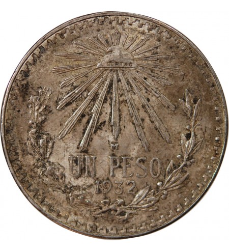 MEXIQUE - 1 PESO ARGENT 1932
