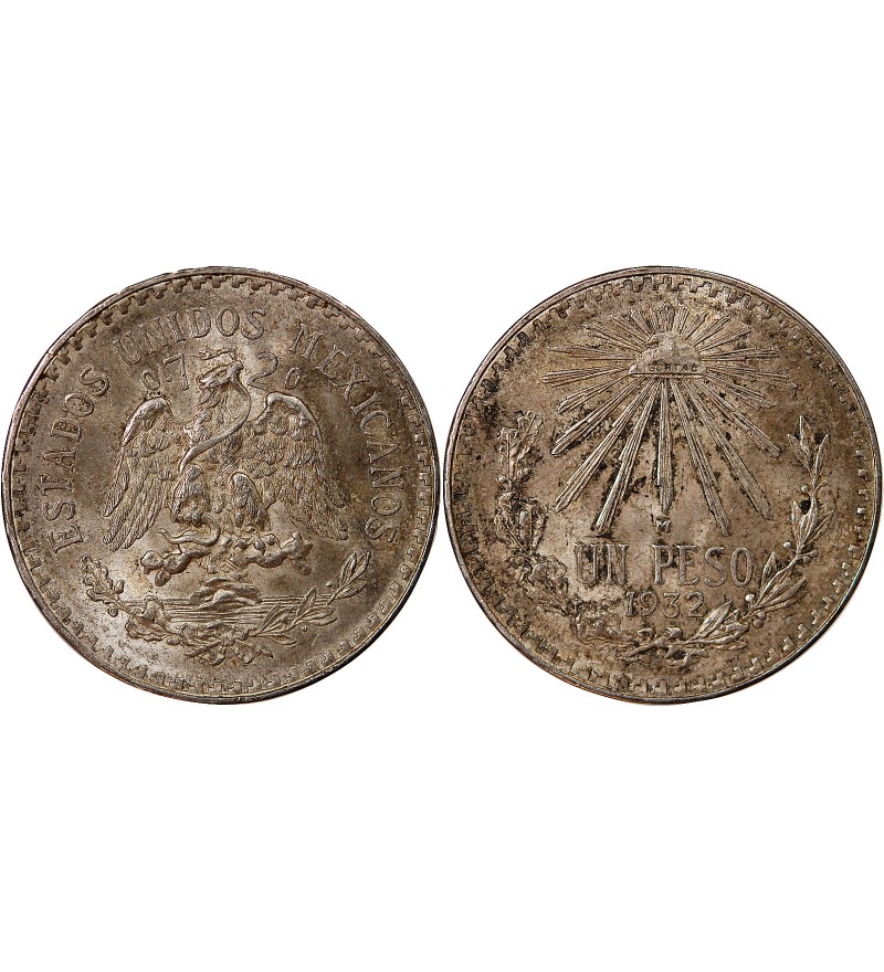 MEXIQUE - 1 PESO ARGENT 1932