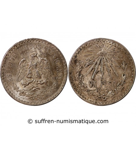 MEXIQUE - 1 PESO ARGENT 1932