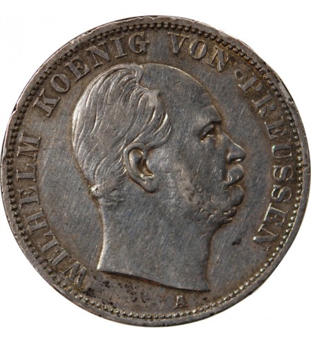 ALLEMAGNE, PRUSSE, WILHELM Ier - THALER ARGENT 1867 A BERLIN