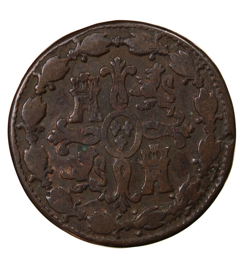ESPAGNE, CHARLES IV - 8 MARAVEDIS 1806